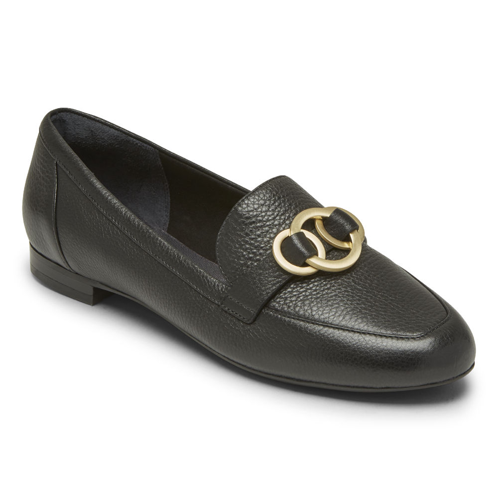 Rockport Loafers Dame Svart - Total Motion Tavia Ring - XFRP03671